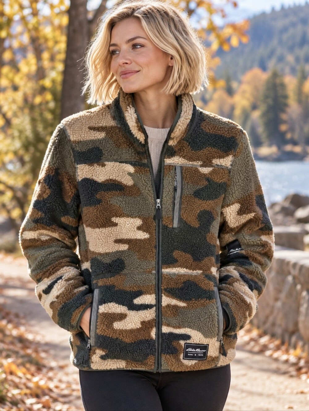 Eddie Bauer Camo Fleece